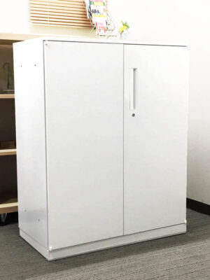ウチダ HS ハイパーストレージ 両開き書庫 スチール書庫 収納庫 キャビネット【中古オフィス家具】【中古】