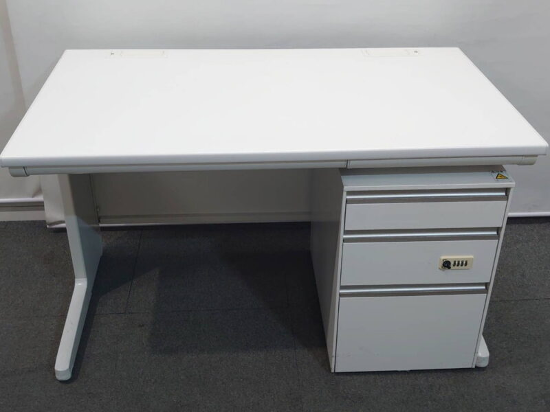 開業セット トヨスチール 平机 片袖机 ４台セット デスクワゴン インクルード イトーキ【中古オフィス家具】 - 画像 (10)