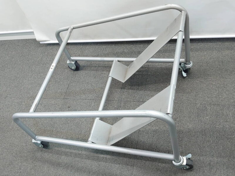 オカムラ ループチェア スタッキングチェア 60脚セット ドーリー付き【中古】 - 画像 (14)