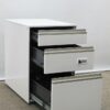 イトーキ CZR 片袖机4台セット デスクワゴン コクヨエトスチェア付 - 画像 (8)