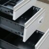 イトーキ CZR 片袖机4台セット デスクワゴン コクヨエトスチェア付 - 画像 (9)