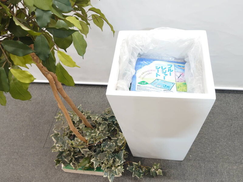 光触媒加工 ベンジャミン防災セット付人工観葉植物 高さ170cm - 画像 (7)