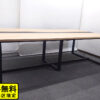 大型会議テーブル オフィステーブル W2400 メティオ ナチュラル
