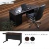 スチール平机 幅1200×奥行700 カギ・コードホール付 本体ブラック 天板5色対応 - 画像 (7)