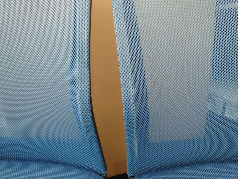 4脚セット メッシュチェア 背ブルー アイリスチトセ SFN-46M0-M B - 画像 (9)