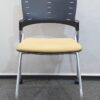 会議チェア 8脚セット イトーキ マノス KLC-310CB-T1Y6 平行スタック - 画像 (5)