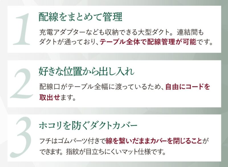 フリーアドレスデスク 2人用 W1400×D1400 配線ボックス付 WPF-1414 - 画像 (7)