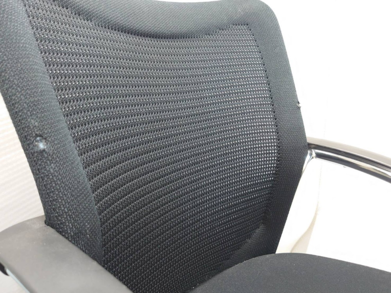 4人用ミーティングセット W1800 ナチュラル×ブラック イトーキ製チェア - 画像 (16)