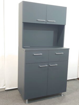 キッチンキャビネット コクヨ ブラック W900×D450×H1800 食器棚 国産 リユース品 BKD-EK910APAWN