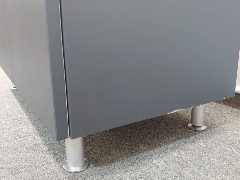 キッチンキャビネット コクヨ ブラック W900×D450×H1800 食器棚 国産 リユース品 BKD-EK910APAWN - 画像 (8)