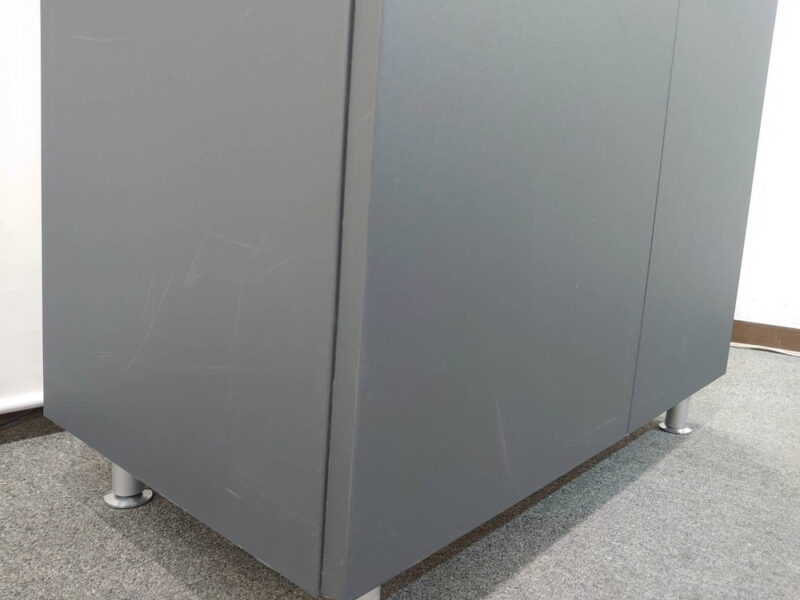 キッチンキャビネット コクヨ ブラック W900×D450×H1800 食器棚 国産 リユース品 BKD-EK910APAWN - 画像 (10)