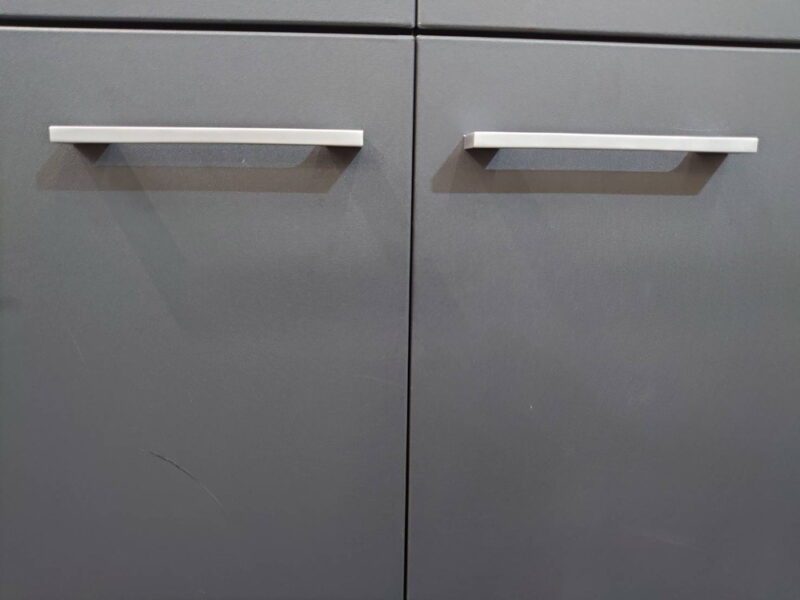 キッチンキャビネット コクヨ ブラック W900×D450×H1800 食器棚 国産 リユース品 BKD-EK910APAWN - 画像 (11)