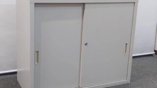 キャビネット コクヨ A4サイズ 引き違い 書庫 上置き W880 D400 H730