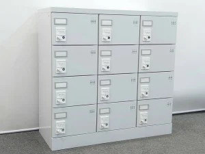 収納ロッカー 12人用下駄箱 3列4段 W900×D380×H880 GLK-D12 リユース品