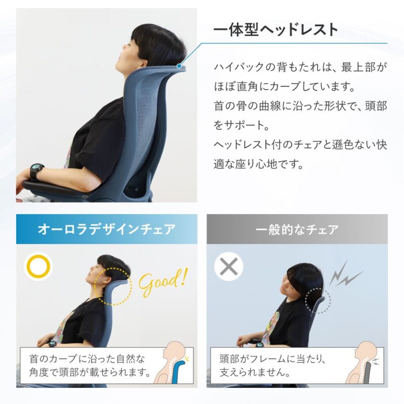オフィスチェア メッシュ 肘付き ARD-1 デスクチェア パソコンチェア - 画像 (7)
