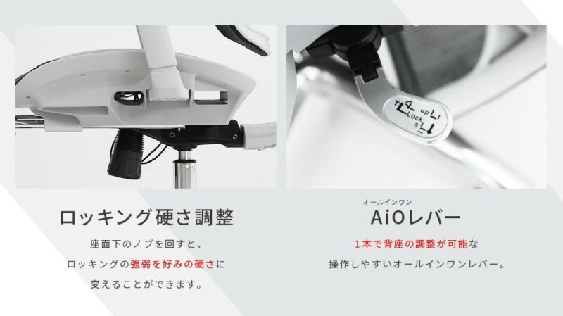 オフィスチェア DP-1H ヘッドレスト付 ハンガー付 新品 - 画像 (8)