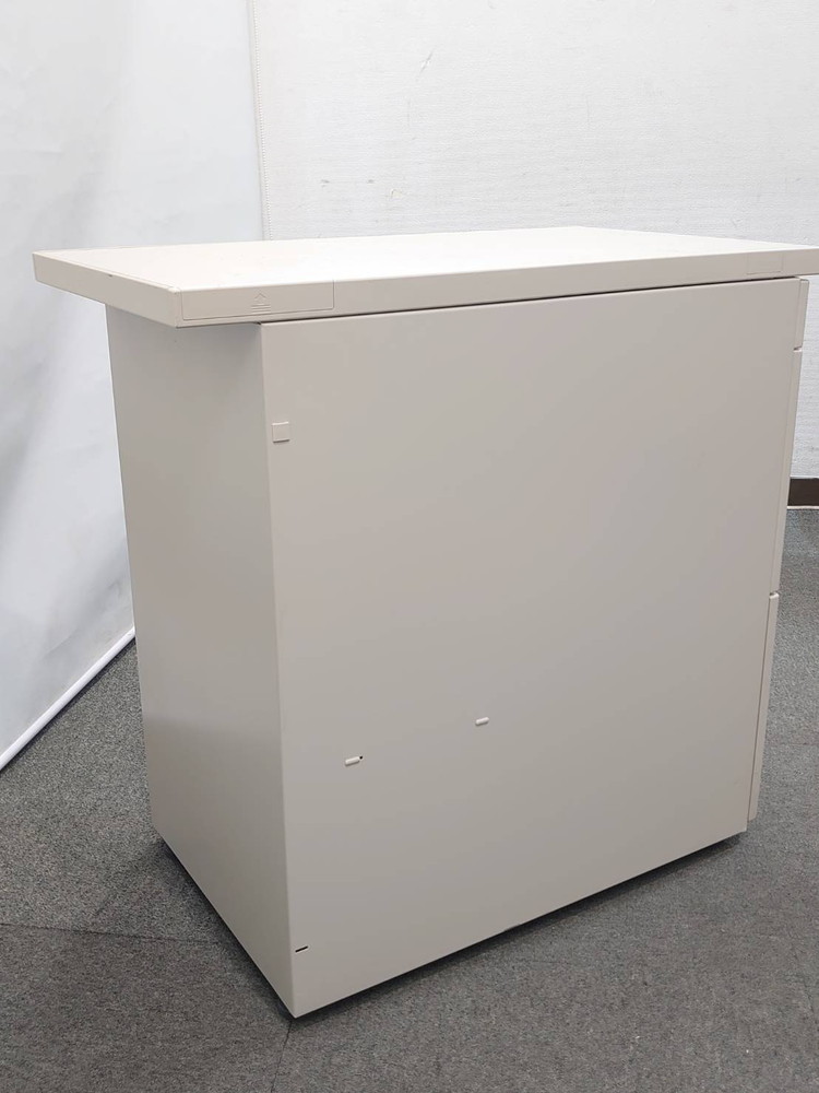 コクヨ 脇机 延長デスク 3段ワゴン カギ付き 幅400×奥行700 SDE-BSNV73F1N3 日本製 - 画像 (7)