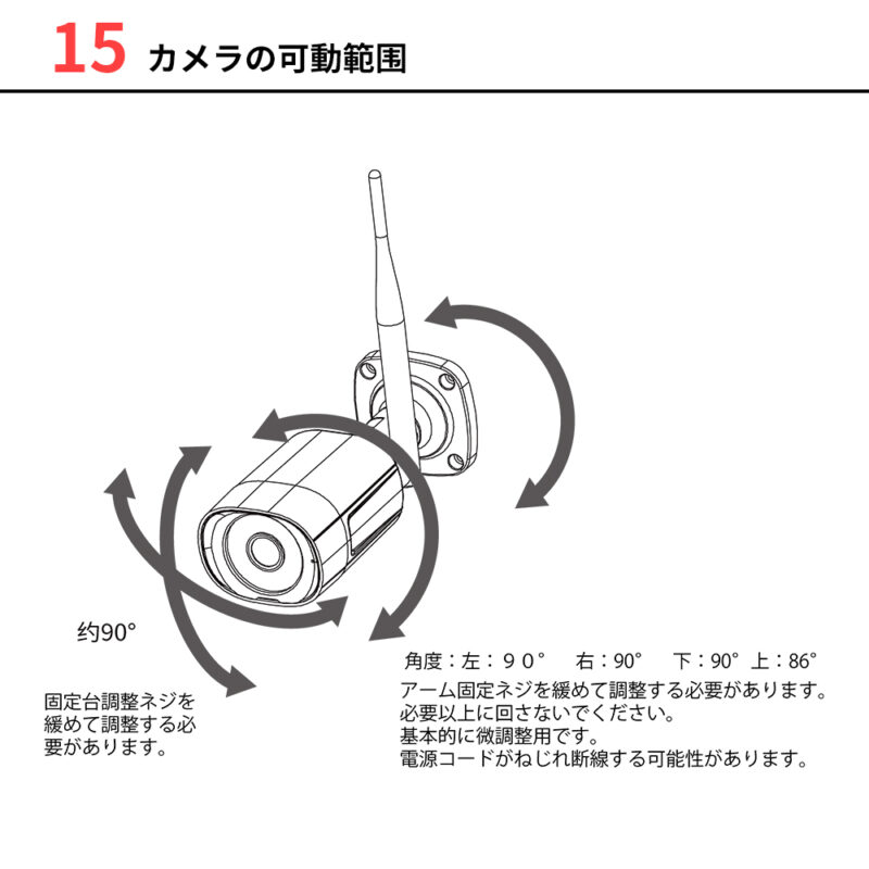 屋外IPカメラ Wi-Fi センサーライト付 防犯カメラ 300万画素 JUAN CLOUD JA-PJ2031-W 防水 夜間対応 新品 - 画像 (16)