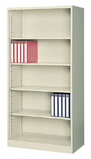 【法人様限定商品】 オープン書庫 新品 国産 W880×D515×H1790 ニューグレー色 オフィス キャビネット