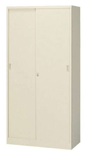 【法人様限定商品】 引戸書庫 新品 国産 W880×D400×H1790 鍵付き オフィス キャビネット