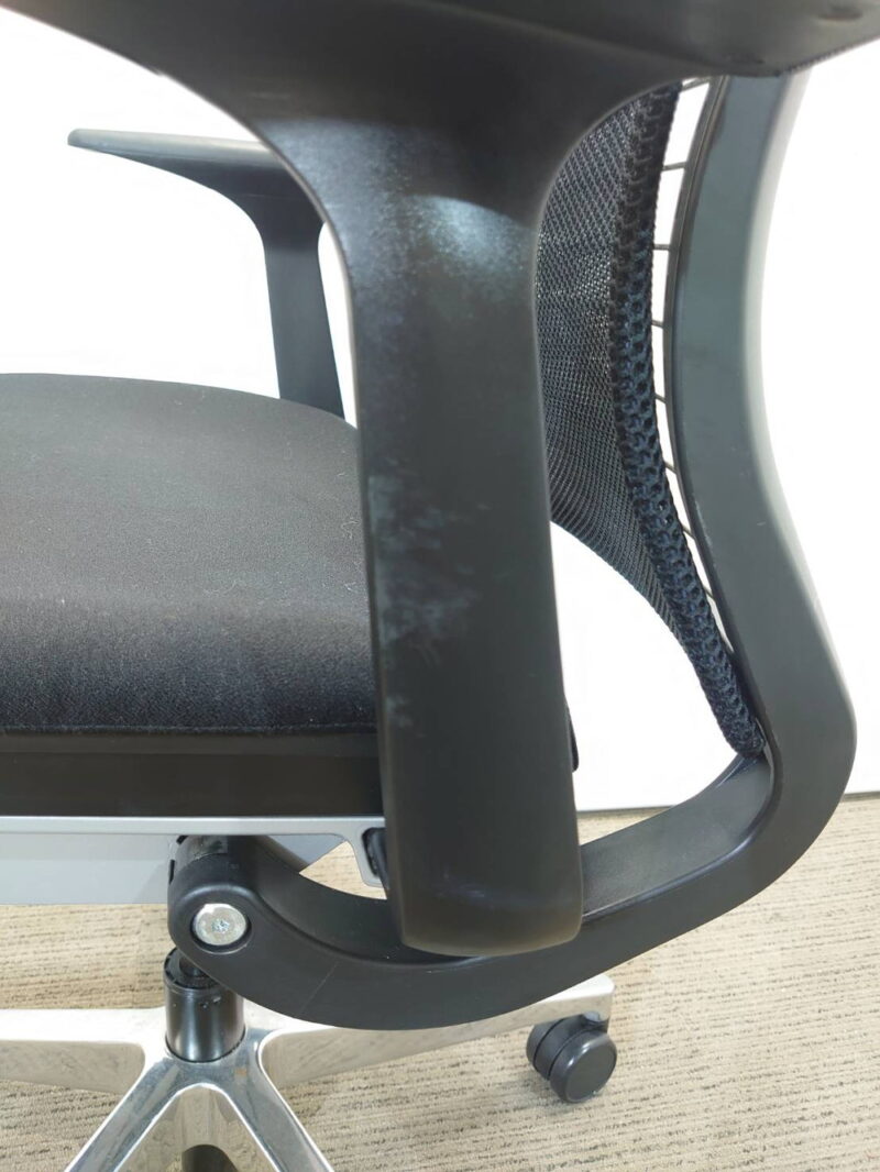 メッシュチェア スチールケース Steelcase シンクチェア Think デスクチェア オフィスチェア 事務チェア 肘付き 中古 - 画像 (10)