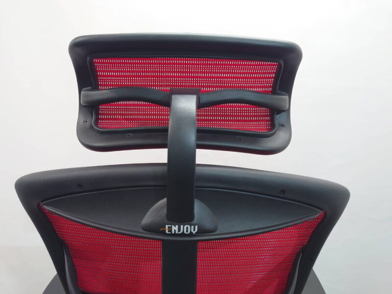 オフィスチェア エルゴヒューマン エンジョイ 関家具 レッド 中古 - 画像 (13)