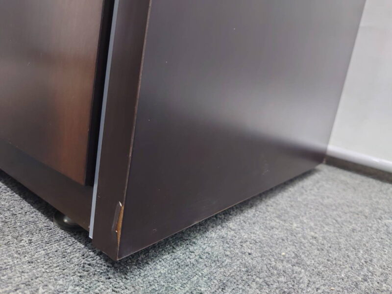 更衣ロッカー 木製 ウェンジブラウン カギ付き コクヨ N650シリーズ W600×D460×H1800 中古 リユース品 - 画像 (8)