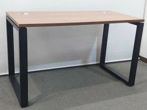 ハーマンミラー POSH デスク W1200 平机 ブラウン×ブラック 中古