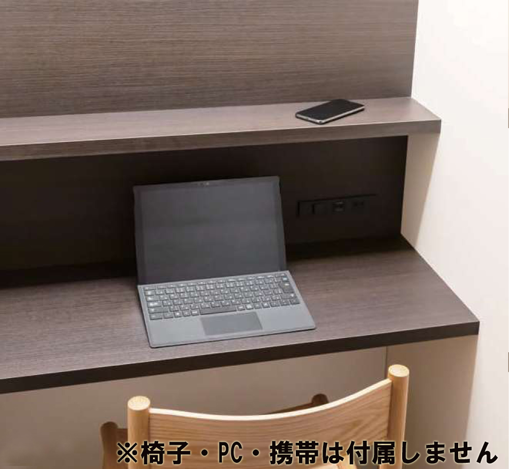 展示品 美品 WEB会議ブース 1人用ブース ライト付き ブラウン 静音 個室型 W960 D1245 H2325 - 画像 (8)