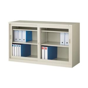 【法人様限定商品】 ガラス引戸書庫 新品 国産 W1515×D515×H880 鍵付き オフィス キャビネット