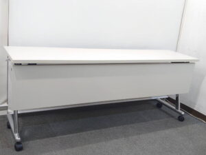 会議テーブル 折りたたみテーブル W1800 D450 H700 スタックテーブル コクヨ スタッキングテーブル キャスター付き 中古