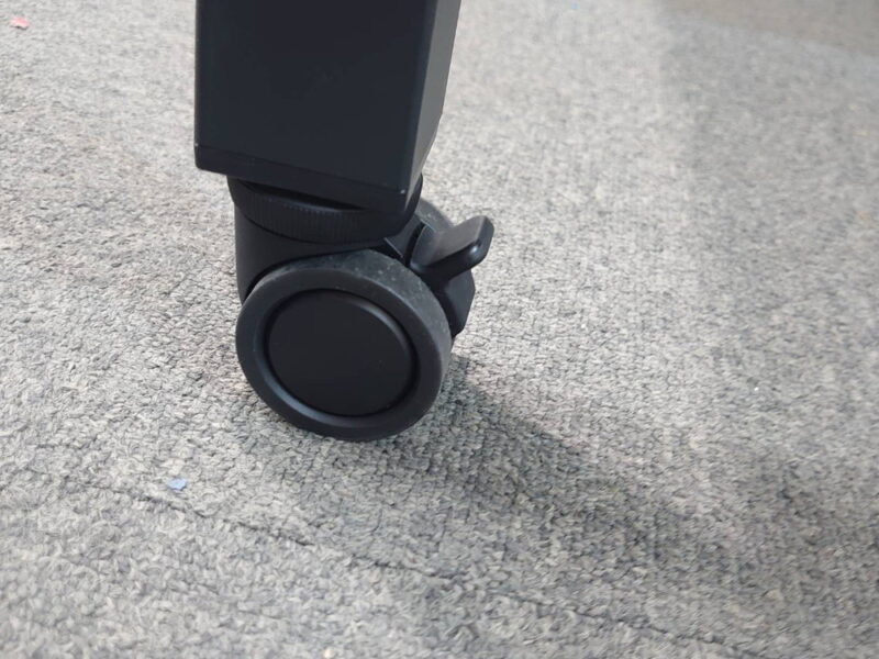会議テーブル イトーキ アクティブフィールド フリーアドレス W1400 D1400 木目ブラウン キャスター付き 中古 - 画像 (7)