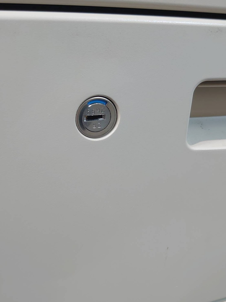 コクヨ 3段 BS ワゴン デスクワゴン ファイリングキャビネット キャスターワゴン 鍵付き 中古 - 画像 (5)