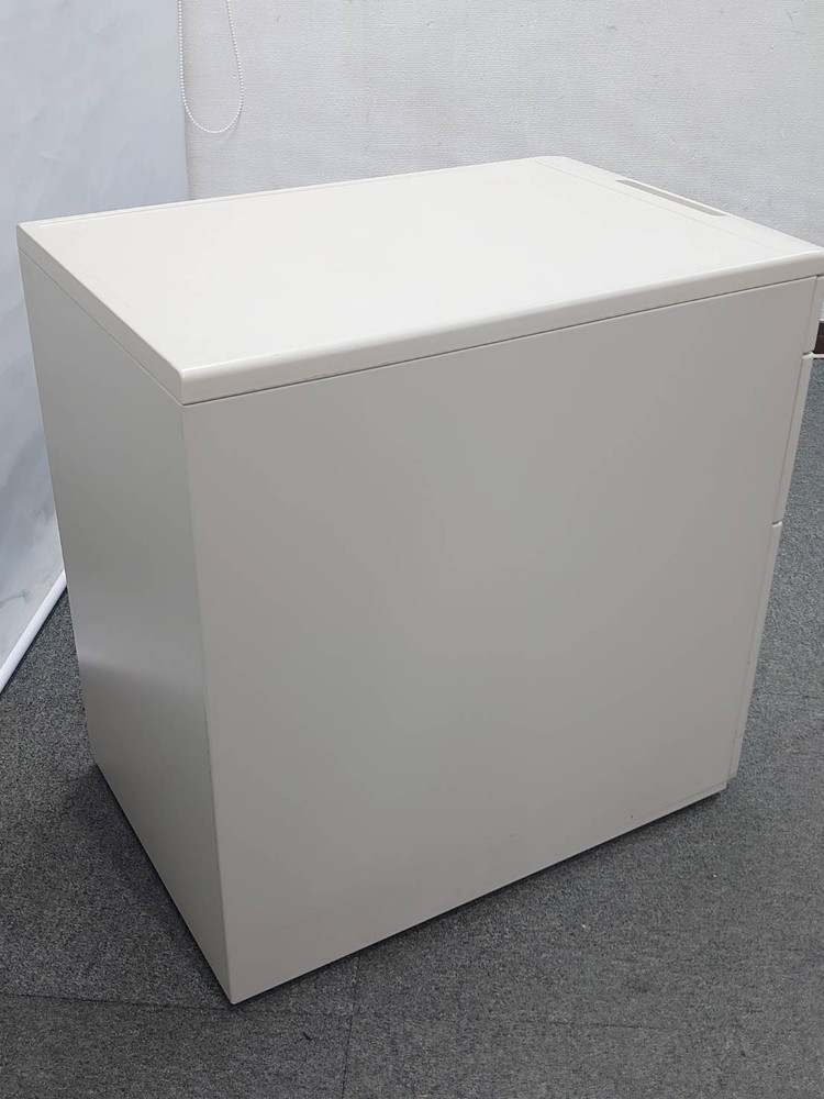 コクヨ 3段 BS ワゴン デスクワゴン ファイリングキャビネット キャスターワゴン 鍵付き 中古 - 画像 (6)