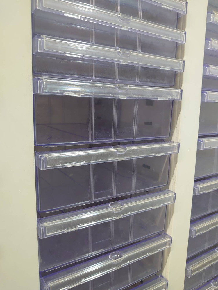 レターケース クリスタルキャビネット 3列16段 A4対応 コンビ型 プラス 中古 - 画像 (6)