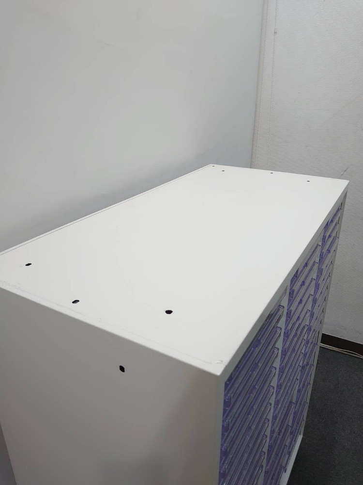 レターケース クリスタルキャビネット 3列16段 A4対応 コンビ型 プラス 中古 - 画像 (7)