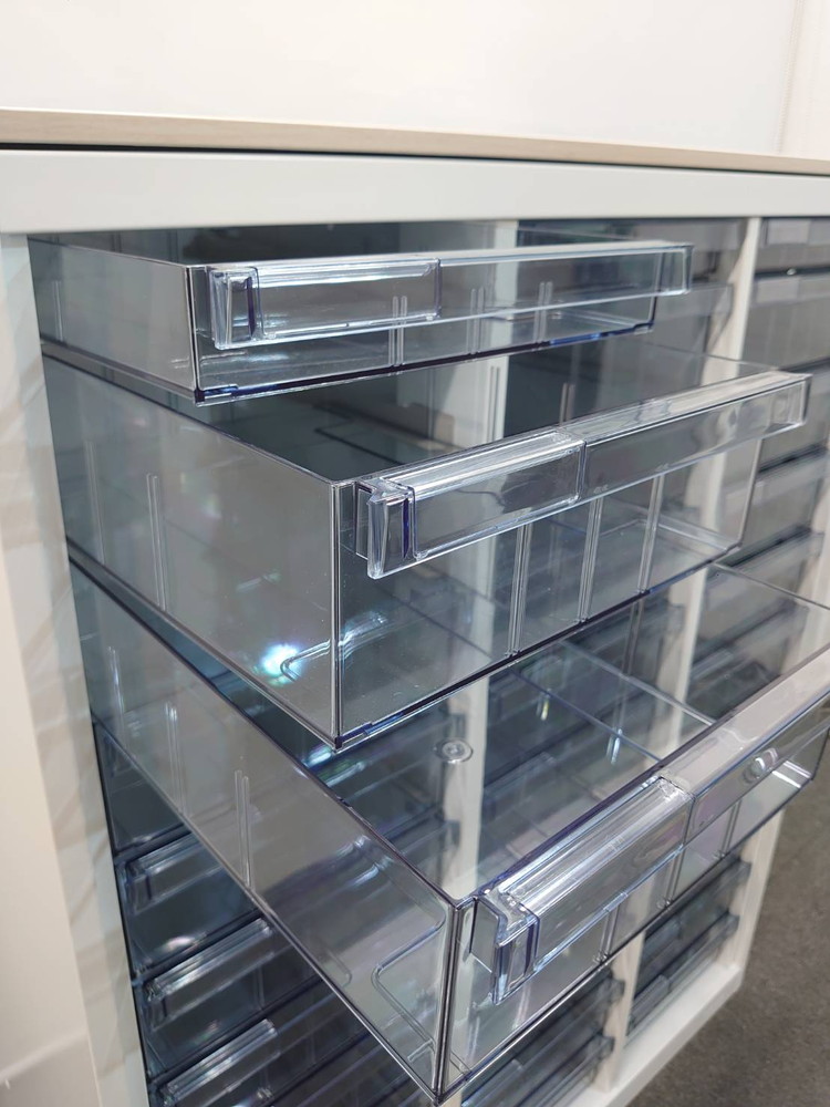 美品 レターケース 2024年製 3列11段 A4対応 オカムラ W900 D450 H1120 4B03AD ZA75 - 画像 (5)