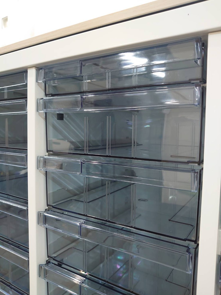 美品 レターケース 2024年製 3列11段 A4対応 オカムラ W900 D450 H1120 4B03AD ZA75 - 画像 (6)