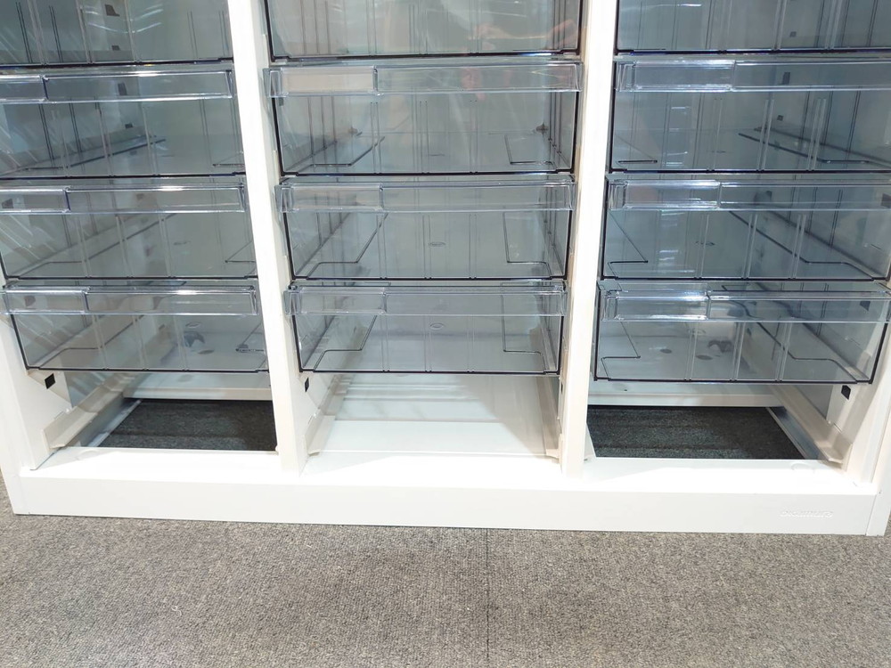 美品 レターケース 2024年製 3列11段 A4対応 オカムラ W900 D450 H1120 4B03AD ZA75 - 画像 (9)