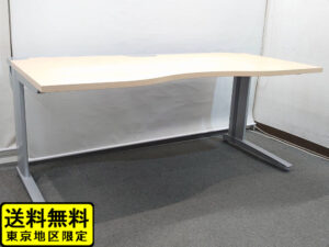 オフィスデスク 平机 コクヨ W1800 木目ナチュラル SDT-SPW188P1M 中古 リユース品