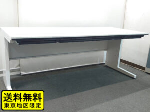 オフィスデスク 平机 コクヨ W1800 デスク 事務デスク 事務机 ワークデスク 平机 ホワイト 中古