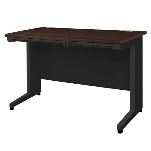 オフィスデスク 平机 幅1000×奥行700mm スチールデスク ブラック 引き出し付き - 画像 (13)