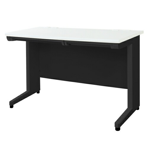 オフィスデスク 平机 幅1000×奥行700mm スチールデスク ブラック 引き出し付き - 画像 (15)