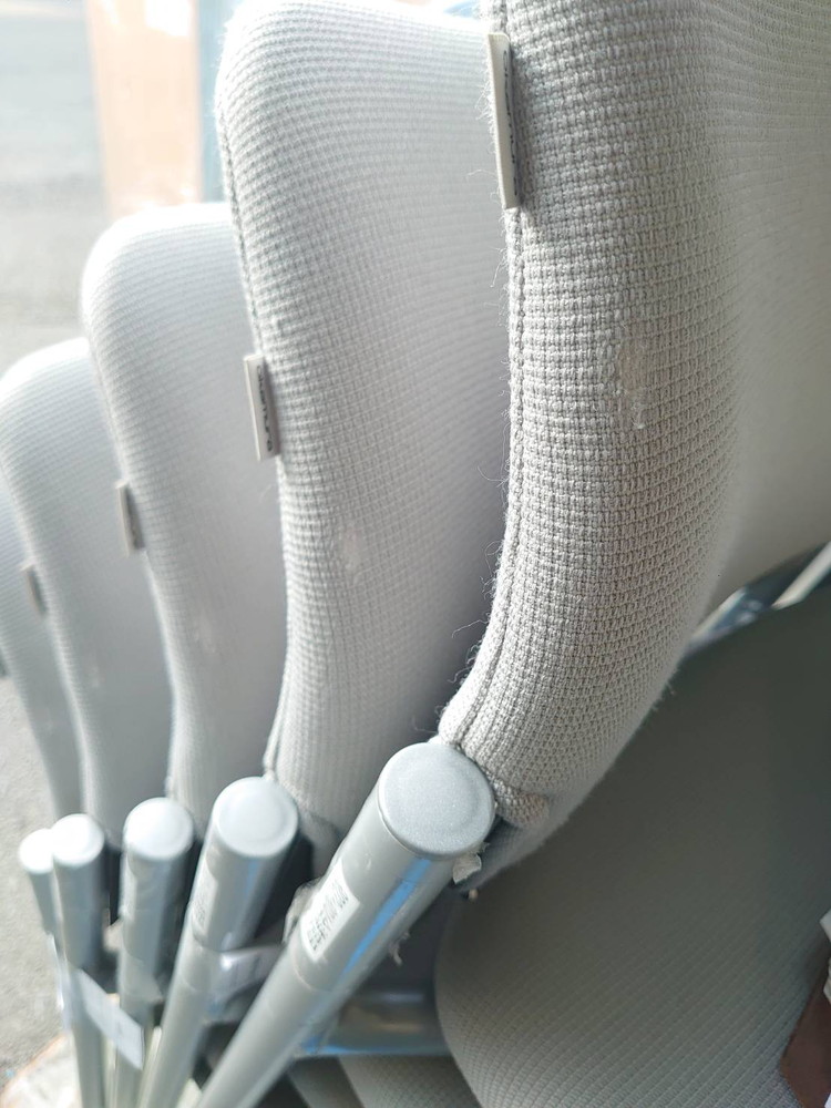 会議チェア ミーティングチェア スタックチェア オカムラ 20脚セット 8147ZZ 中古 - 画像 (10)