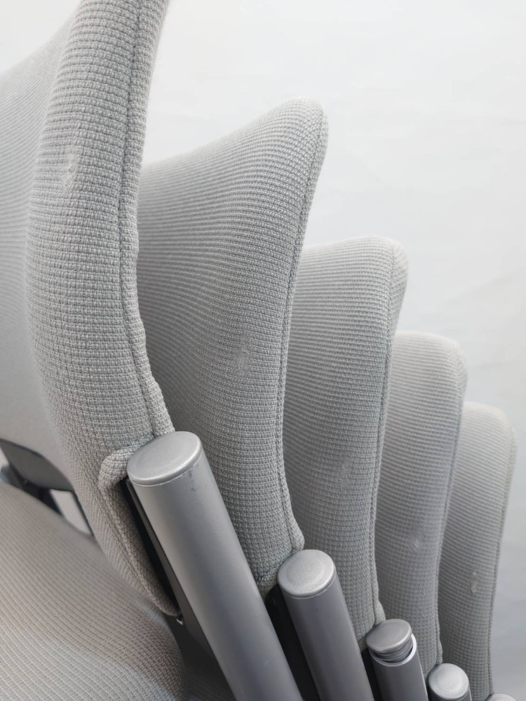 会議チェア ミーティングチェア スタックチェア オカムラ 20脚セット 8147ZZ 中古 - 画像 (9)