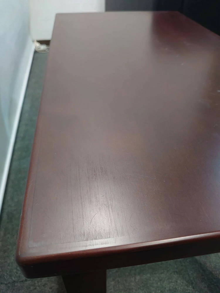 応接セット 合皮 7点セット オリバー 1人掛け4脚+テーブル+サイドテーブル 中古 - 画像 (15)