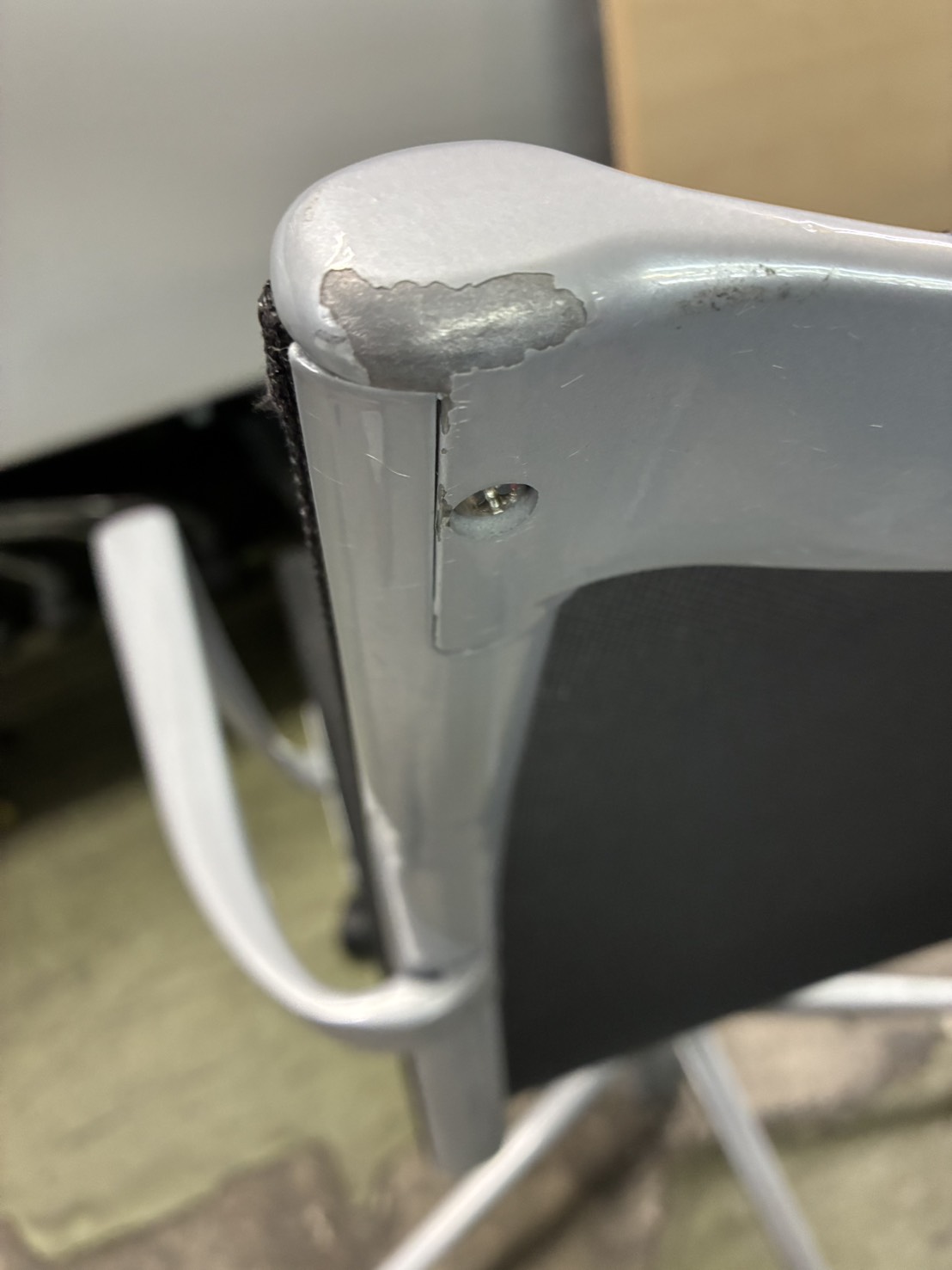 オフィスチェア メッシュ 肘付き Cassina ixc Alias ブラック 中古 - 画像 (9)