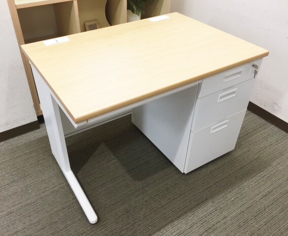 片袖机 オフィスデスク W1200 中古 - 画像 (2)