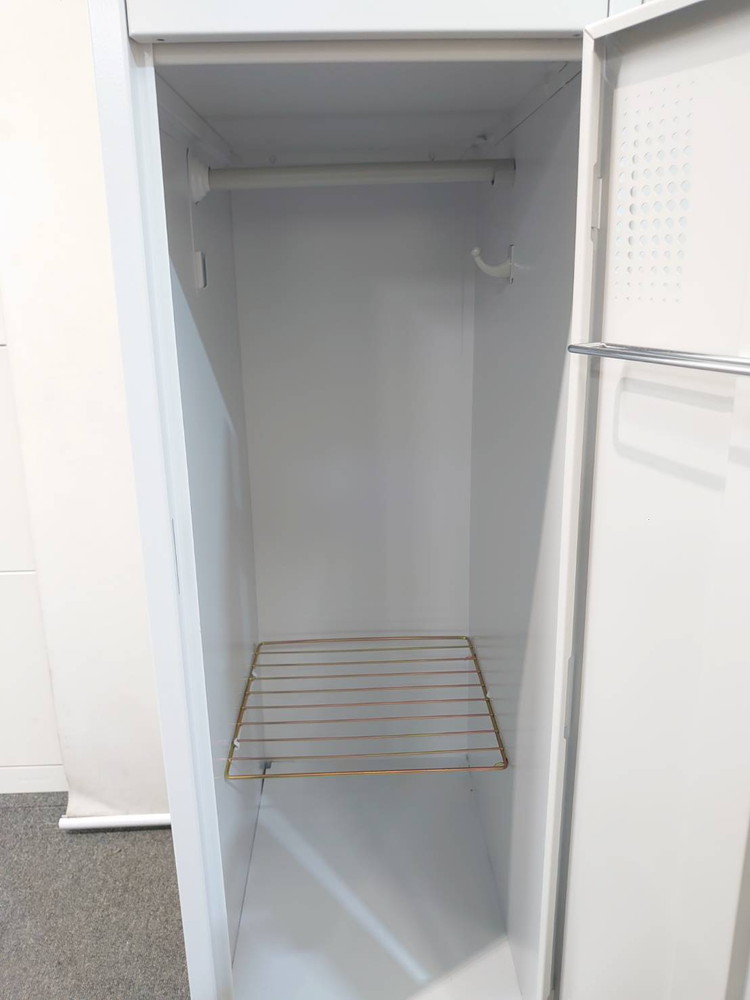 6人用ロッカー 鍵付き スチールロッカー ホワイト W900 H1790 豊國工業 TLK-S6 中古 - 画像 (6)