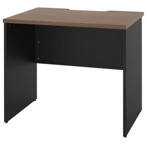 プランシリーズ 木製デスク W800 D600 ウォルナット×ブラック脚 RFPD-0860DM-BL 新品 デスク